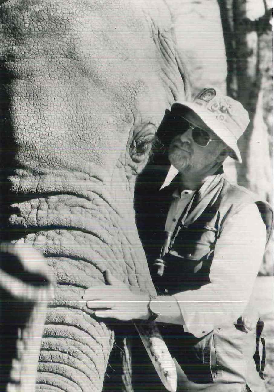 5 Director Gary Clarke and Tembo the African Elephant: late 1980s
