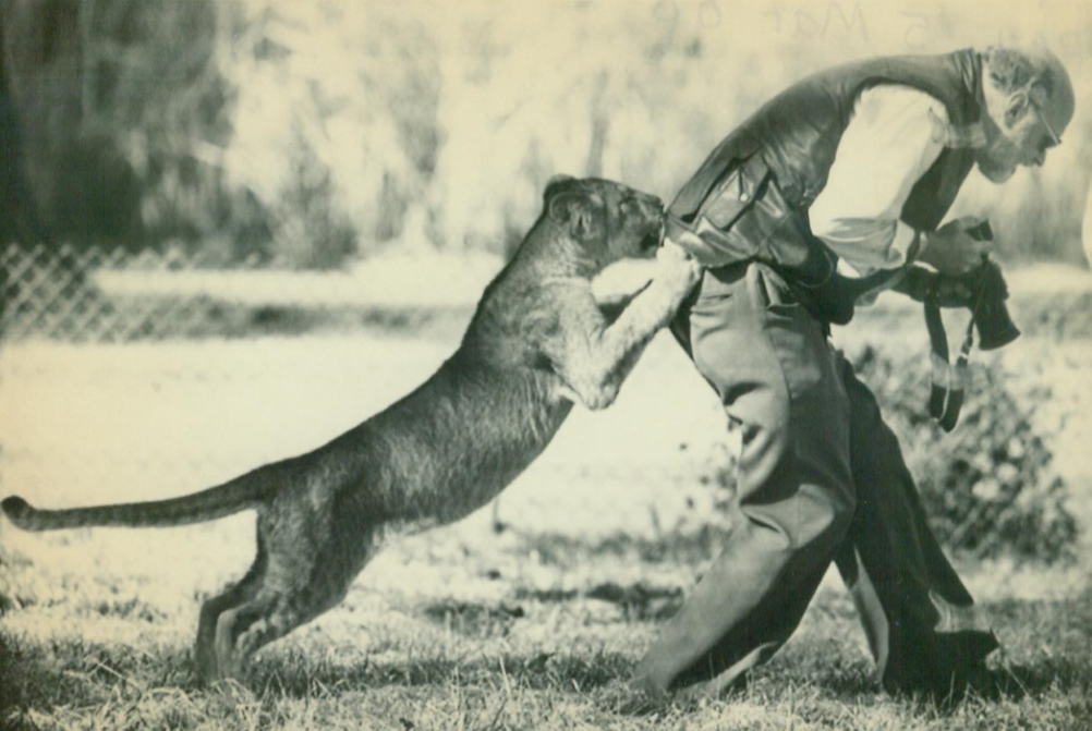 Picture16 Lioness Cub Arusha and Director Gary Clarke