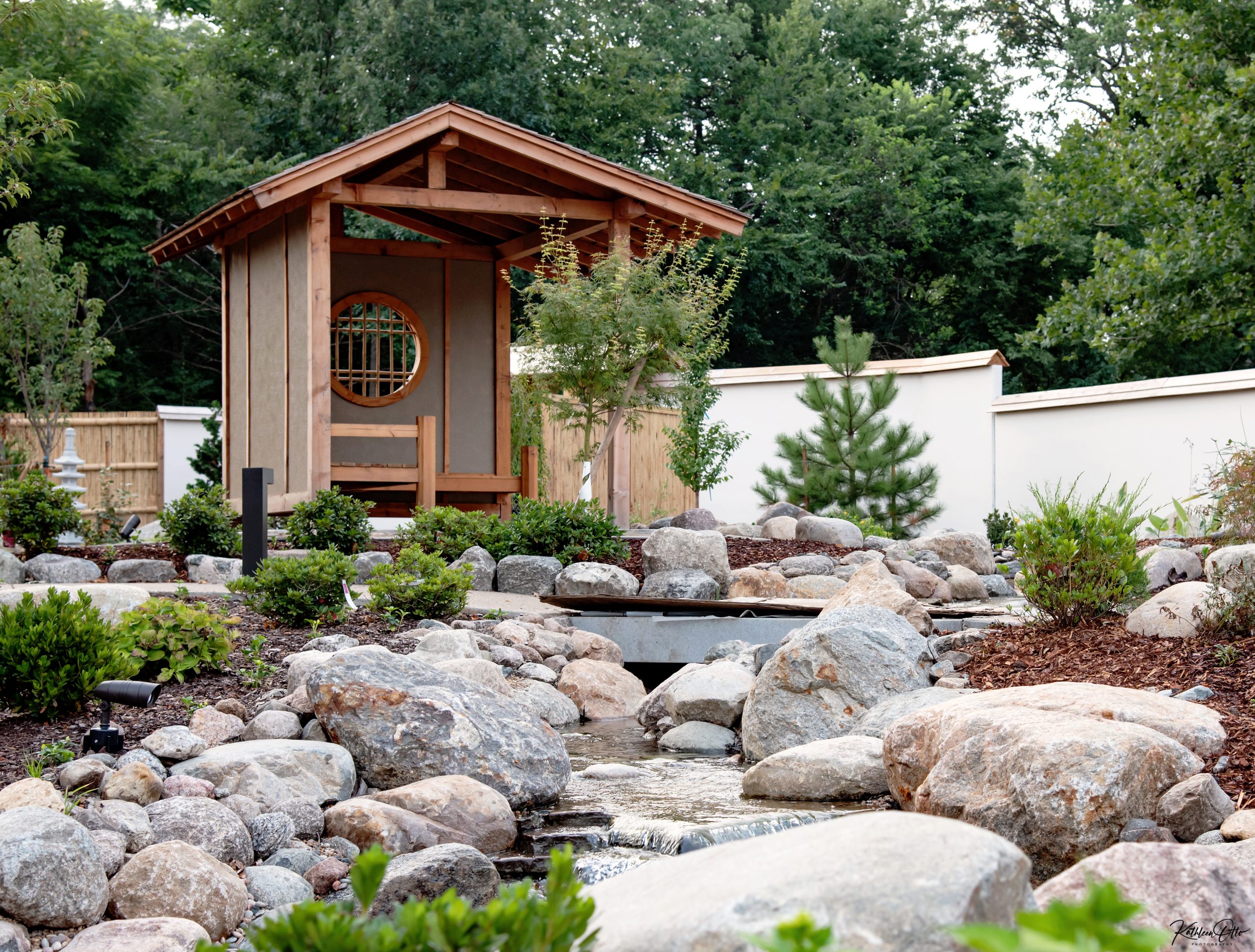 Kay McFarland Japanese Garden waiting room