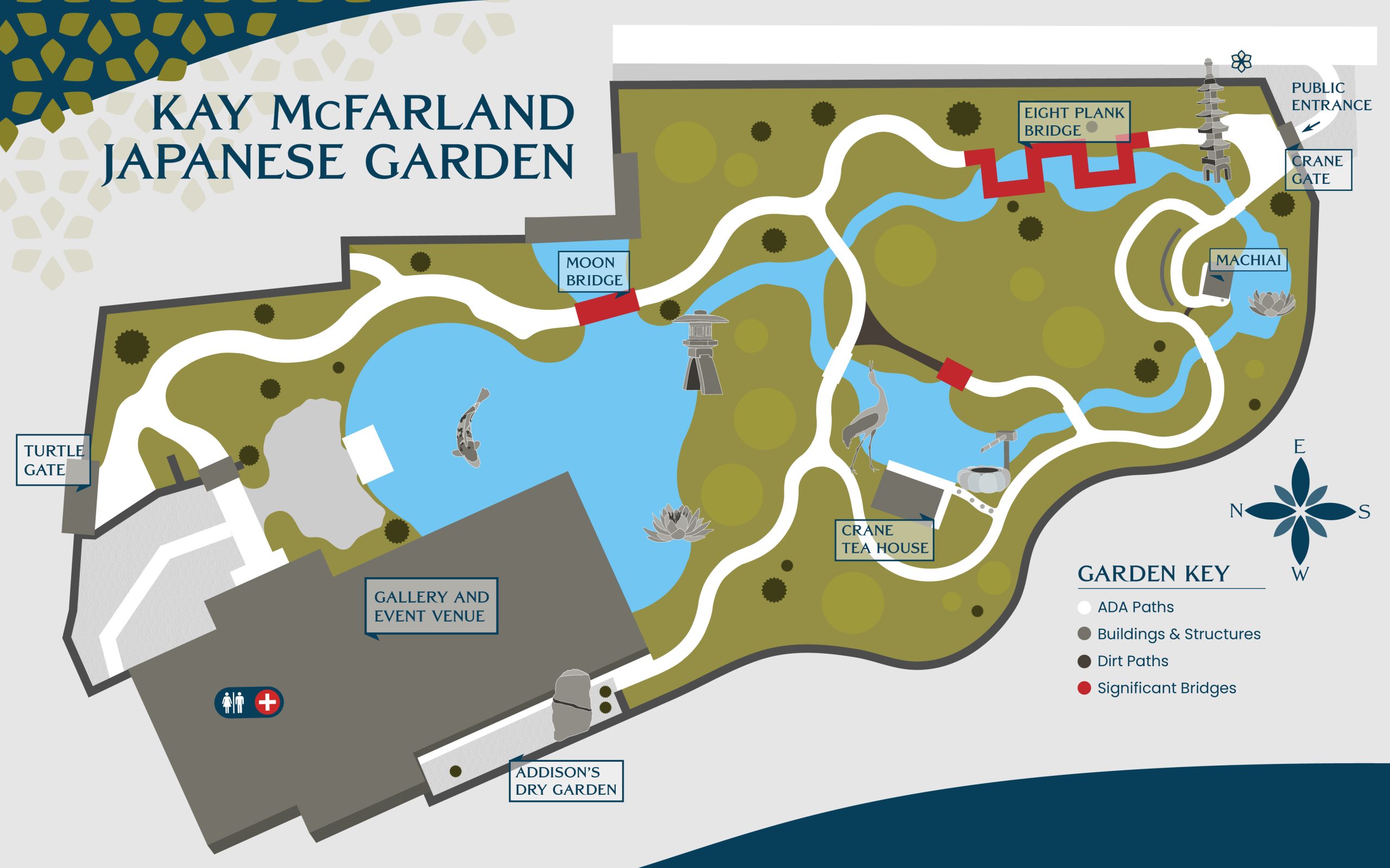 Kay Mcfarland Japanese Garden Map-2025 Kay Mcfarland Japanese Garden Map-2025