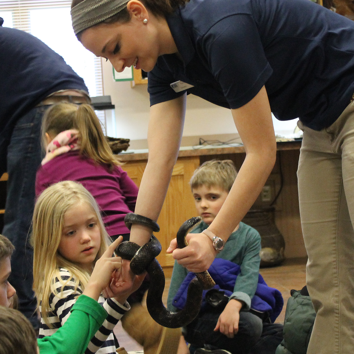Kid's birthday party at the zoo